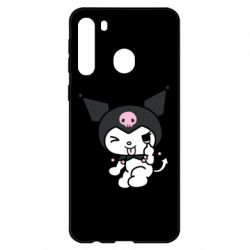 Чехол для Samsung A21 Kuromi hello kitty - PrintSalon