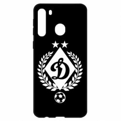 Чехол для Samsung A21 Лого Динамо с колосками - PrintSalon