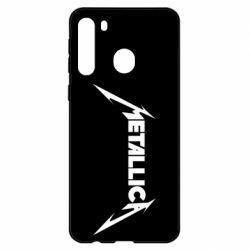 Чехол для Samsung A21 Logo Metallica - PrintSalon