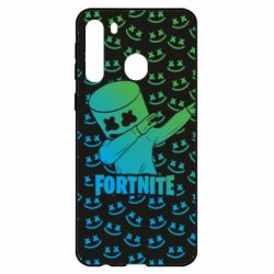 Чехол для Samsung A21 Marshmello Fortnite Dab Neon