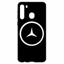 Чехол для Samsung A21 Mercedes new logo - PrintSalon