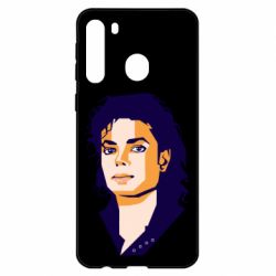 Чехол для Samsung A21 Michael Jackson Graphics Cubism-PrintSalon Чехол для Samsung A21 Michael Jackson Graphics Cubism