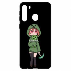 Чехол для Samsung A21 Minecraft anime - PrintSalon