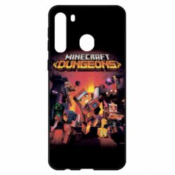 Чехол для Samsung A21 Minecraft Dungeons new - PrintSalon