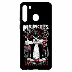 Чехол для Samsung A21 Mr pickles the dog - PrintSalon