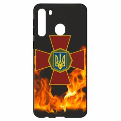 Чехол для Samsung A21 Нацгвардія Вогонь - PrintSalon