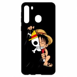 Чехол для Samsung A21 One piece chibi Luffy - PrintSalon
