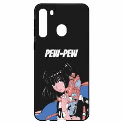 Чехол для Samsung A21 Pew-Pew - PrintSalon