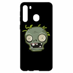 Чехол для Samsung A21 Plants vs zombie head