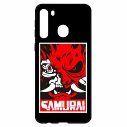 Чехол для Samsung A21 Poster samurai Cyberpunk - PrintSalon