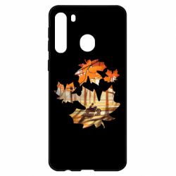 Чехол для Samsung A21 Проезжая осень - PrintSalon