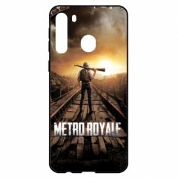 Чехол для Samsung A21 Pubg Metro Royale - PrintSalon