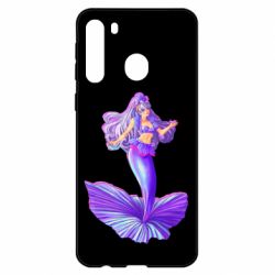 Чехол для Samsung A21 Purple Mermaid Barbie - PrintSalon