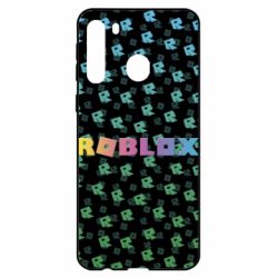 Чехол для Samsung A21 Roblox And Logo 3D - PrintSalon