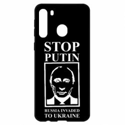 Чехол для Samsung A21 RUSSIA INVADED TO UKRAINE - PrintSalon