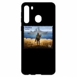 Чехол для Samsung A21 русский корабль иди на@ - PrintSalon