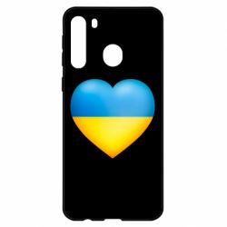 Чехол для Samsung A21 Серце патріота - PrintSalon