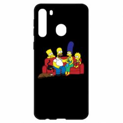 Чехол для Samsung A21 Simpsons At Home - PrintSalon