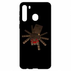 Чехол для Samsung A21 Spider from Minecraft - PrintSalon
