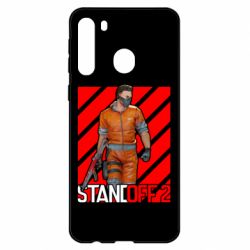 Чехол для Samsung A21 Standoff 2 Red Logo - PrintSalon