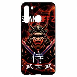 Чехол для Samsung A21 Standoff Samurai And Fire - PrintSalon