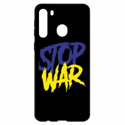 Чехол для Samsung A21 Stop this war - PrintSalon