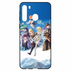 Чехол для Samsung A21 Teyvat Genshin Impact