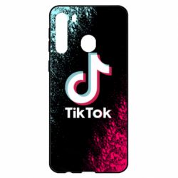 Чехол для Samsung A21 Tiktok spray art - PrintSalon