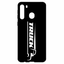 Чехол для Samsung A21 Truck simple art - PrintSalon