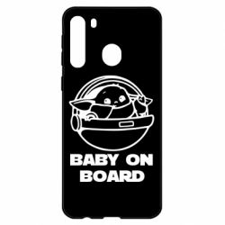 Чехол для Samsung A21 Вaby on board - PrintSalon