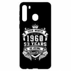 Чехол для Samsung A21 Ваш месяц, год рождения (на английском)