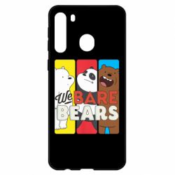 Чехол для Samsung A21 We bare bears collage