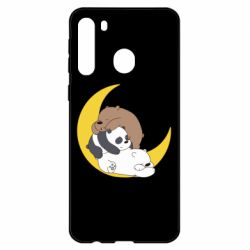 Чехол для Samsung A21 We bare bears sleep