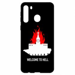 Чехол для Samsung A21 Welcome to Hell - PrintSalon