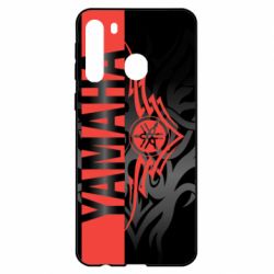 Чехол для Samsung A21 Yamaha Red And Black - PrintSalon