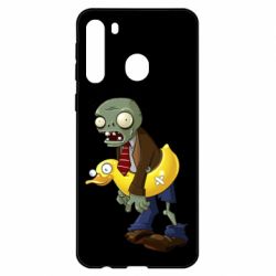 Чехол для Samsung A21 Zombie with a duck