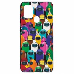 Чохол для Samsung A21s Among Us Astronauts 3D - PrintSalon