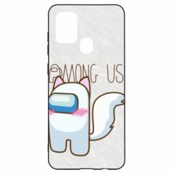 Чохол для Samsung A21s Among us cute cat - PrintSalon