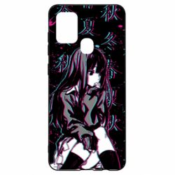Чохол для Samsung A21s Anime Girl Glitch - PrintSalon