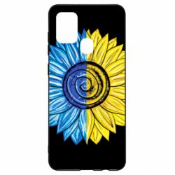 Чехол для Samsung A21s Большой подсолнух Украина - PrintSalon