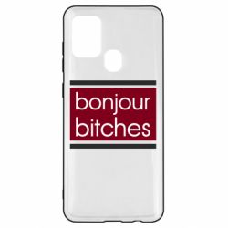 Чехол для Samsung A21s Bonjour bitches - PrintSalon