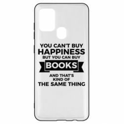 Чехол для Samsung A21s Books are happiness - PrintSalon