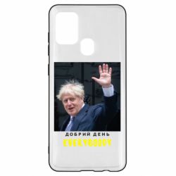 Чехол для Samsung A21s Boris Johnson Everybody - PrintSalon