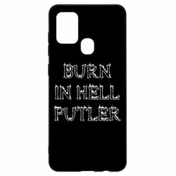 Чехол для Samsung A21s Born in Hell Putin - PrintSalon
