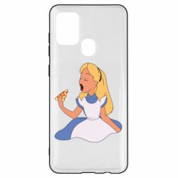 Чехол для Samsung A21s Chinerella Pizza