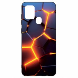 Чохол для Samsung A21s Cracked Blocks - PrintSalon