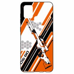 Чохол для Samsung A21s CS: GO AWP Asiimov Skin - PrintSalon