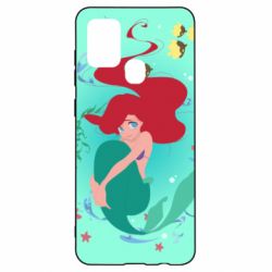 Чохол для Samsung A21s Cute and shy Ariel - PrintSalon