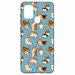 Чохол для Samsung A21s Cute Corgis - PrintSalon