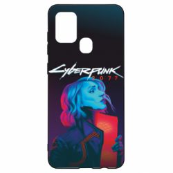 Чохол для Samsung A21s Cyberpunk Girl Portrait - PrintSalon